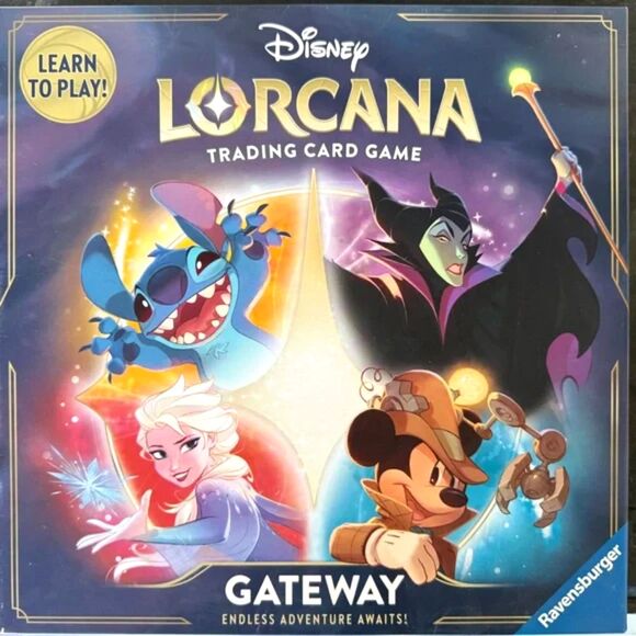 Disney Lorcana Gateway Trading Card Game Set – Learn to Play Starter Box SEALED - Picture 1 of 1